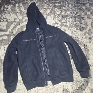 Carbon Black Hooded Jacket